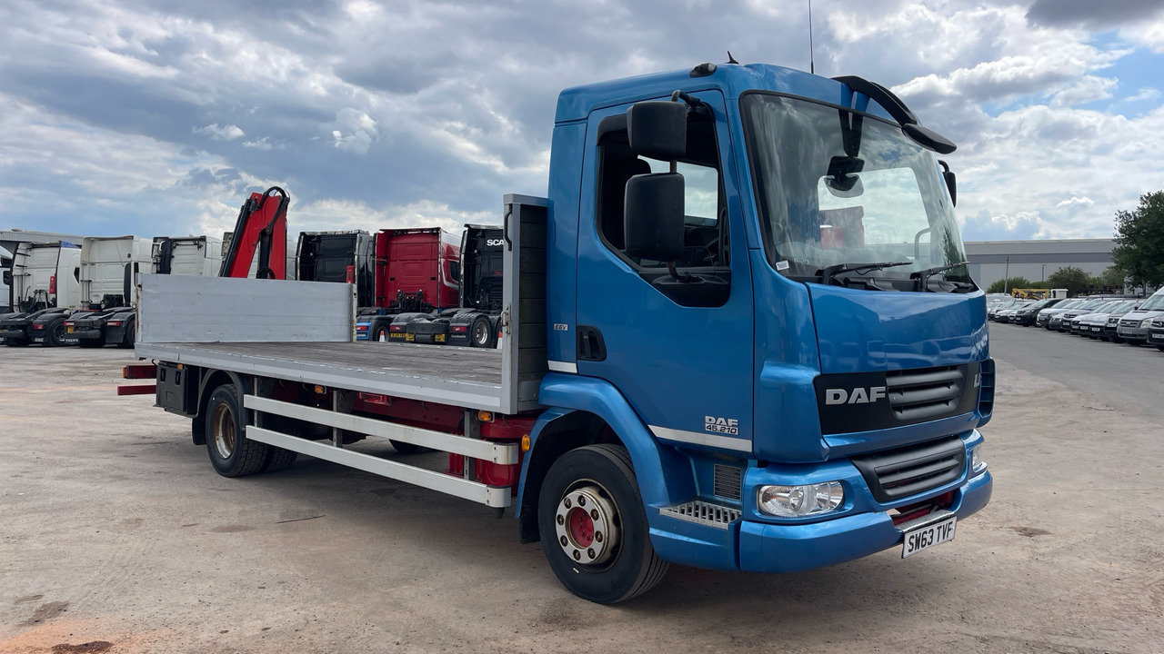 DAF LF 45.210 - Камион со платформа, Камион со кран: слика 1 DAF LF 45.210 - Камион со платформа, Камион со кран: слика 1