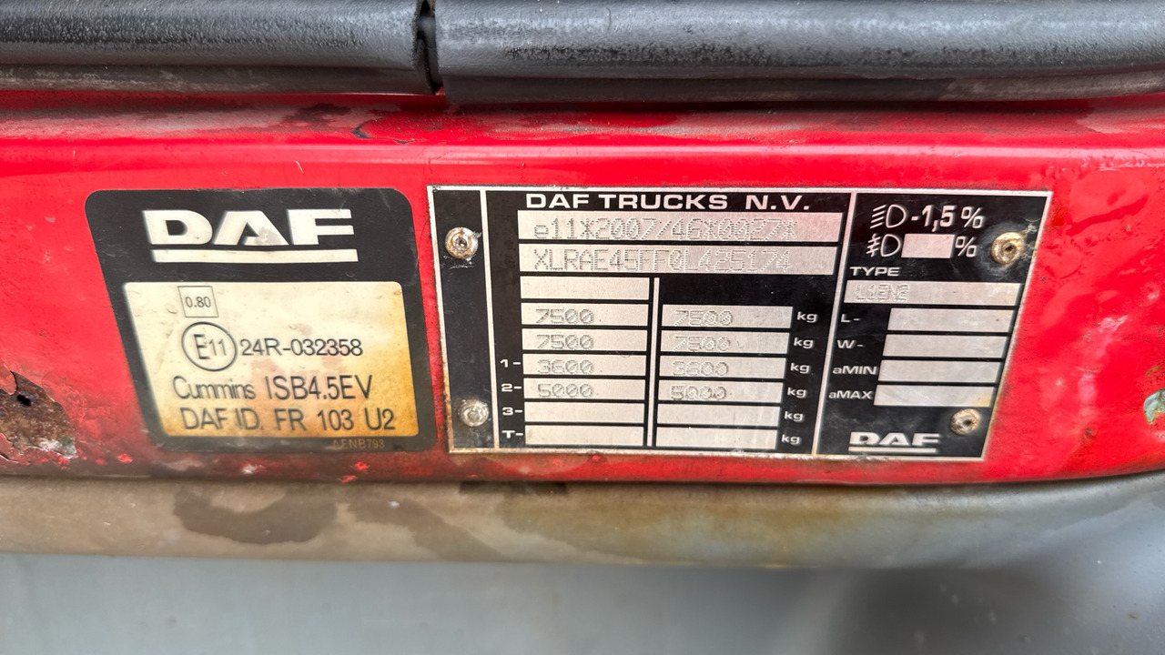 Камион сандучар Daf LF 45.140: слика 12