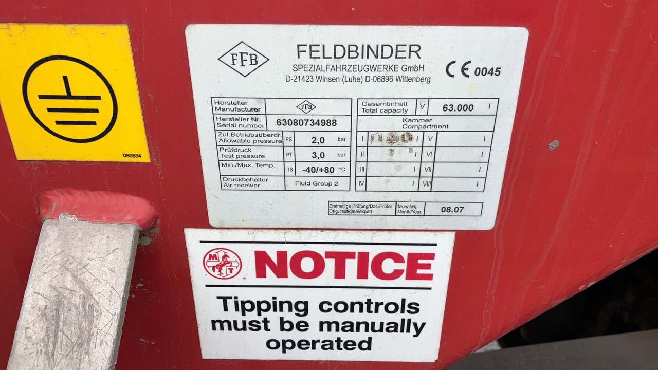 FELDBINDER TANKER - Приколка: слика 5 FELDBINDER TANKER - Приколка: слика 5