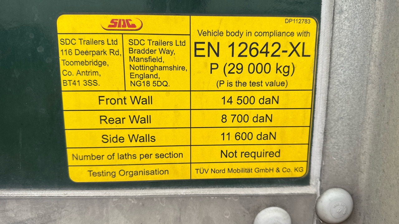Приколка SDC CURTAINSIDE: слика 17 Приколка SDC CURTAINSIDE: слика 17
