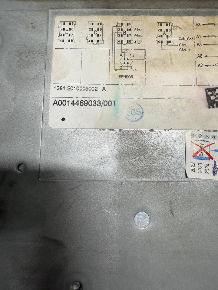 Mercedes Benz Actros MP4 VDO Tachograph A0014469033 - Тахограф: слика 5 Mercedes Benz Actros MP4 VDO Tachograph A0014469033 - Тахограф: слика 5