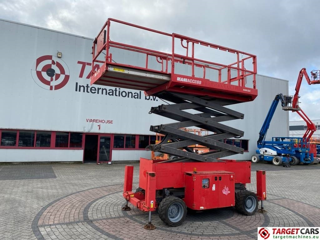 Кревач ножица Manitou 140SC Diesel 4x4 Scissor Work Lift 1412cm: слика 20