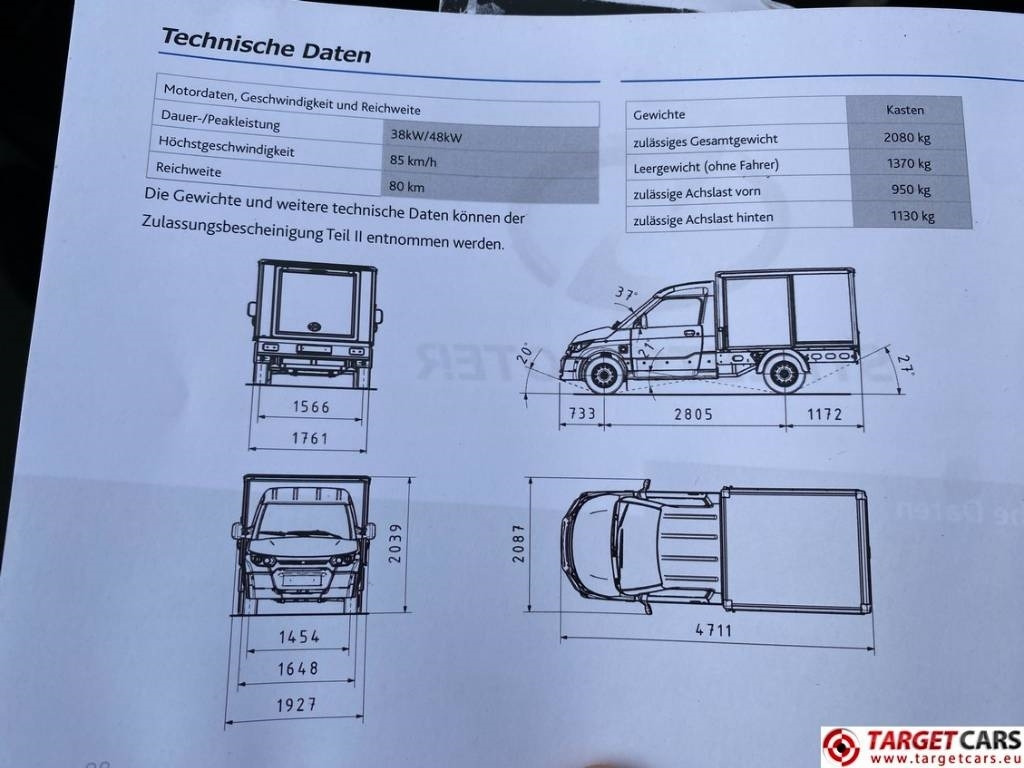 Товарно комбе, Електрично комбе Streetscooter B16 Work Electric BOX Delivery Van 5: слика 17 Товарно комбе, Електрично комбе Streetscooter B16 Work Electric BOX Delivery Van 5: слика 17