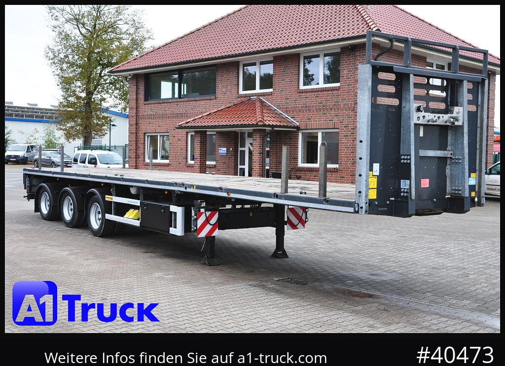 FAYMONVILLE Telemax, 8m Ausschub, Lenkachse, - Полуприколка платформа: слика 1 FAYMONVILLE Telemax, 8m Ausschub, Lenkachse, - Полуприколка платформа: слика 1