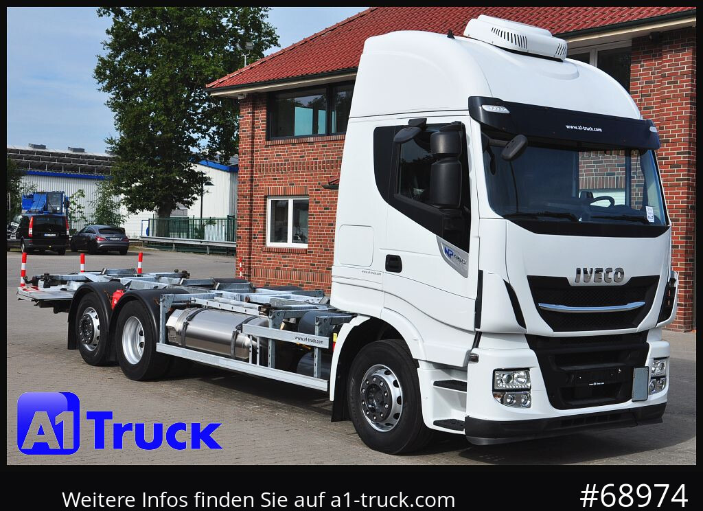 IVECO AS260SY-46 BDF LNG LBW Lenkachse Steering - Транспортер на контејнер/ Камион со променливо тело: слика 1 IVECO AS260SY-46 BDF LNG LBW Lenkachse Steering - Транспортер на контејнер/ Камион со променливо тело: слика 1