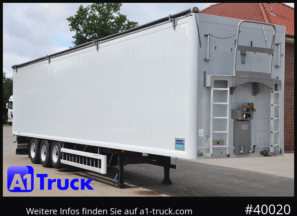 KNAPEN K100, Liftachse, Funk ca. 90m³ - Полуприколка со подвижен под за истовар: слика 1 KNAPEN K100, Liftachse, Funk ca. 90m³ - Полуприколка со подвижен под за истовар: слика 1