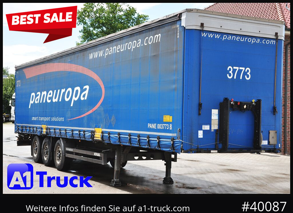 KOEGEL S 24 Tautliner, Code XL, BPW, - Полуприколка со церада: слика 1 KOEGEL S 24 Tautliner, Code XL, BPW, - Полуприколка со церада: слика 1