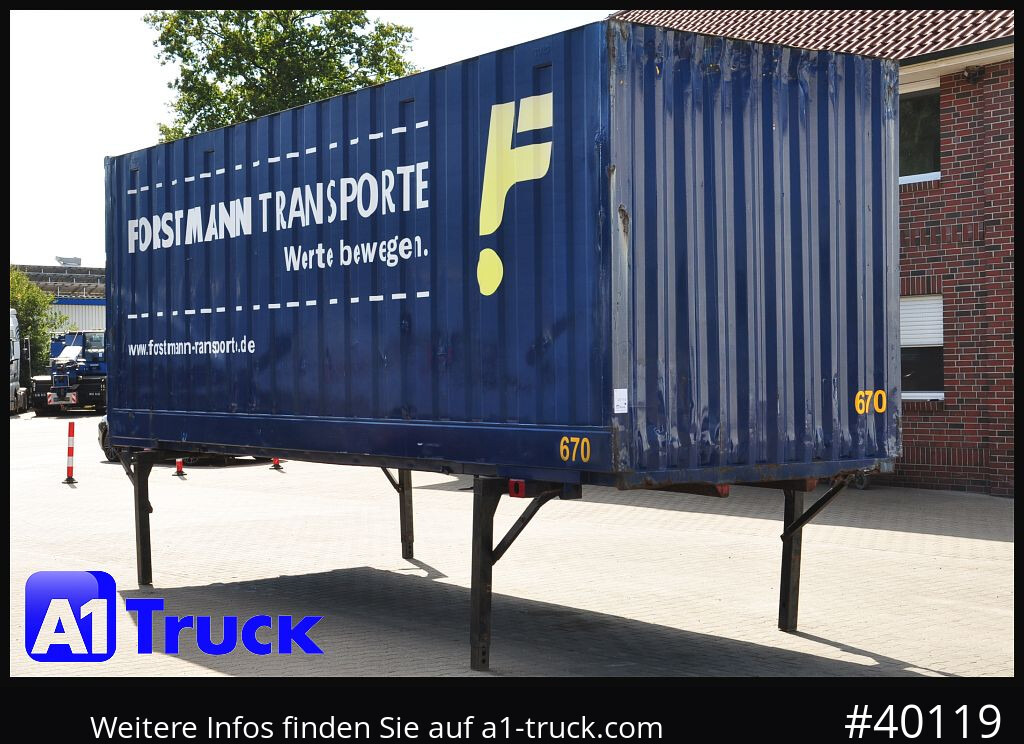 KRONE BDF 7,82 Container, 2700mm Innenhöhe, Portaltür - Товарен контејнер: слика 1 KRONE BDF 7,82 Container, 2700mm Innenhöhe, Portaltür - Товарен контејнер: слика 1