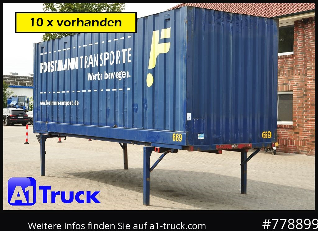 KRONE BDF 7,82 Container, 2700mm Innenhöhe, Portaltür - Товарен контејнер: слика 1 KRONE BDF 7,82 Container, 2700mm Innenhöhe, Portaltür - Товарен контејнер: слика 1