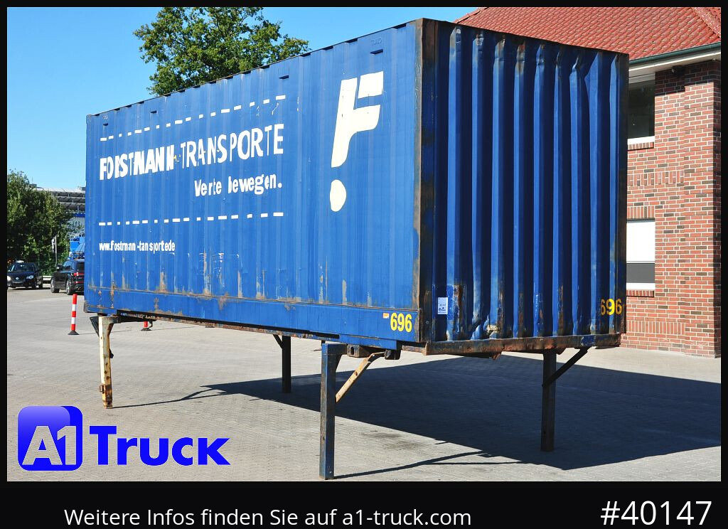 KRONE BDF 7,82 Container, 2700mm Innenhöhe, Portaltür - Товарен контејнер: слика 1 KRONE BDF 7,82 Container, 2700mm Innenhöhe, Portaltür - Товарен контејнер: слика 1