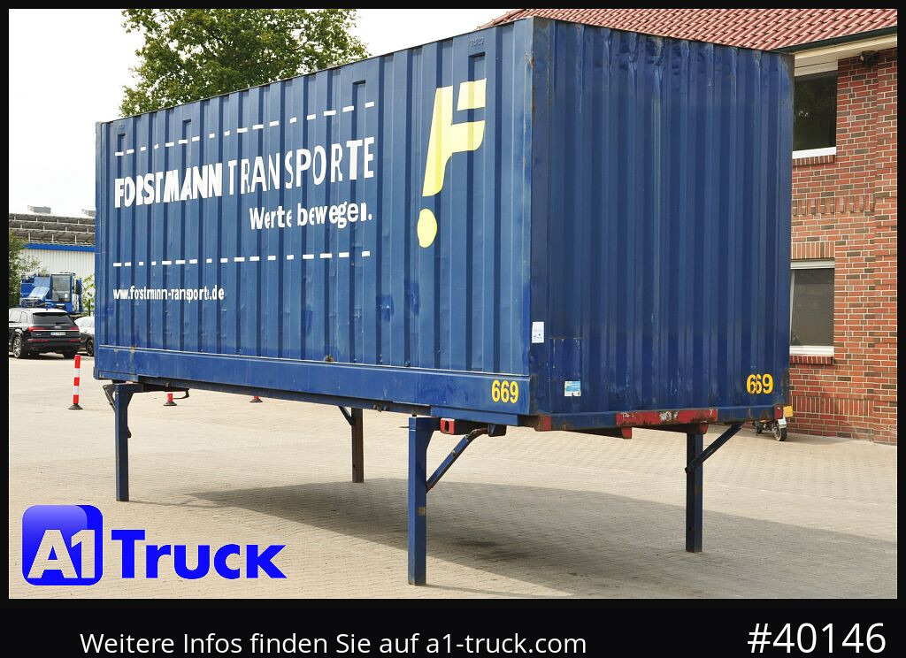 KRONE BDF 7,82 Container, 2700mm Innenhöhe, Portaltür - Товарен контејнер: слика 1 KRONE BDF 7,82 Container, 2700mm Innenhöhe, Portaltür - Товарен контејнер: слика 1