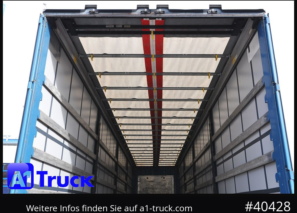 KRONE SD 27, Papier, Staplerhalterung, Bordwand, Lenkachse - Полуприколка со церада: слика 4 KRONE SD 27, Papier, Staplerhalterung, Bordwand, Lenkachse - Полуприколка со церада: слика 4