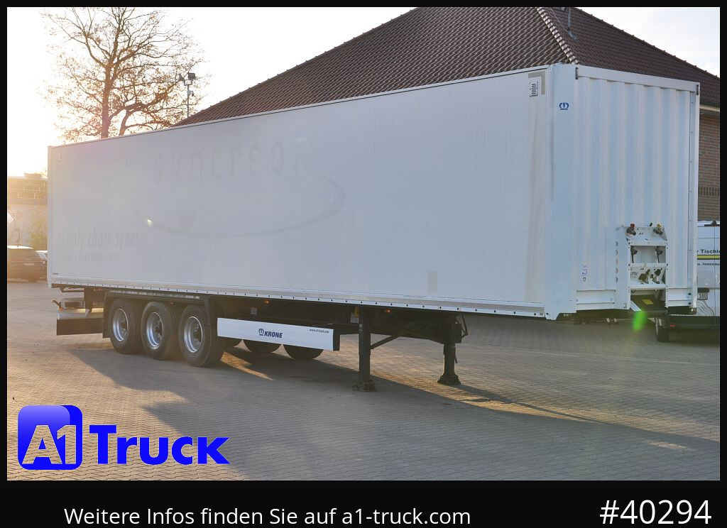 KRONE SDK 27, Koffer, 1 Vorbesitzer, Plywood, - Полуприколка сандучар: слика 1 KRONE SDK 27, Koffer, 1 Vorbesitzer, Plywood, - Полуприколка сандучар: слика 1