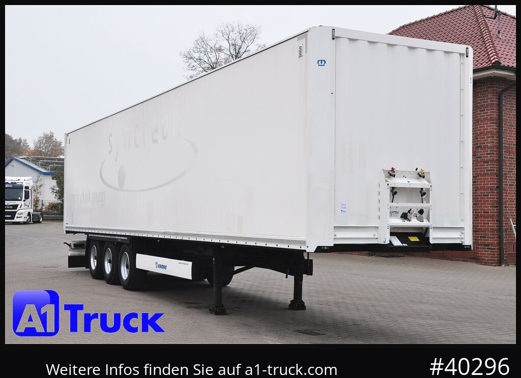 KRONE SDK 27, Koffer, 1 Vorbesitzer, Plywood, - Полуприколка сандучар: слика 1 KRONE SDK 27, Koffer, 1 Vorbesitzer, Plywood, - Полуприколка сандучар: слика 1