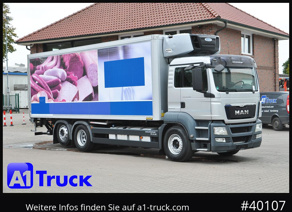 MAN TGS 26.360, Carrier 1150 Rolltor+ LBW, Lift - Камион ладилник: слика 1 MAN TGS 26.360, Carrier 1150 Rolltor+ LBW, Lift - Камион ладилник: слика 1