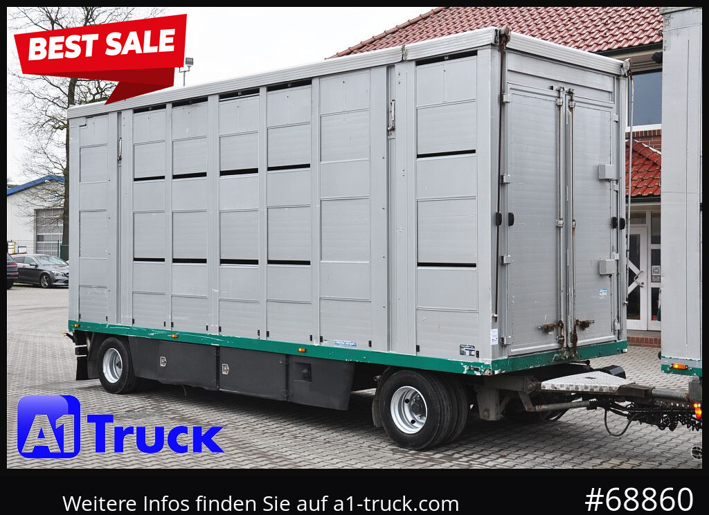 MENKE Menke-Janzen 3 Stock, Hubdach, durchlader, - Приколка за добиток: слика 1 MENKE Menke-Janzen 3 Stock, Hubdach, durchlader, - Приколка за добиток: слика 1