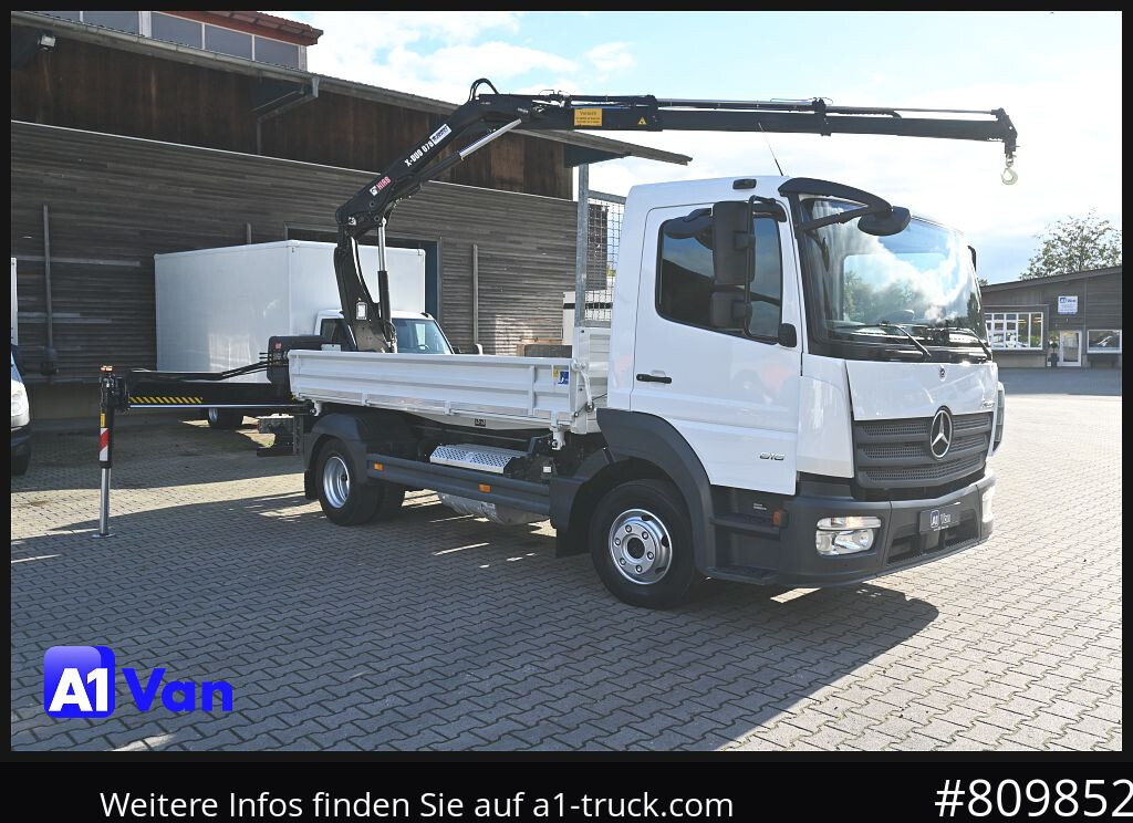 MERCEDES-BENZ Atego 816 Kipper Kran, Hiab, AHK, Klima - Кипер: слика 1 MERCEDES-BENZ Atego 816 Kipper Kran, Hiab, AHK, Klima - Кипер: слика 1