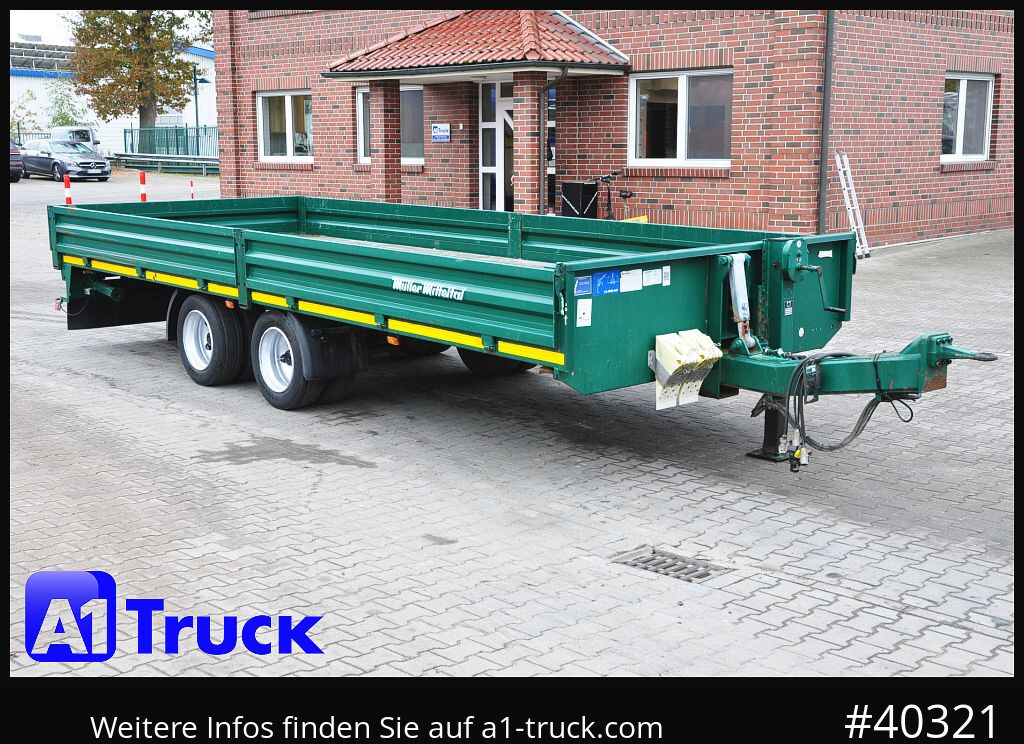 MUELLER-MITTELTAL ETU-TA 13.5 Tandem, Twistlock, Container - Приколка за низок утовар: слика 1 MUELLER-MITTELTAL ETU-TA 13.5 Tandem, Twistlock, Container - Приколка за низок утовар: слика 1
