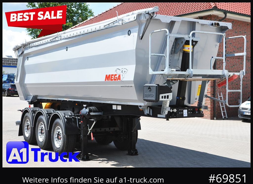 REISCH Mega 28m³ Lift Stahl SAF Hardox - Кипер полуприколка: слика 1 REISCH Mega 28m³ Lift Stahl SAF Hardox - Кипер полуприколка: слика 1