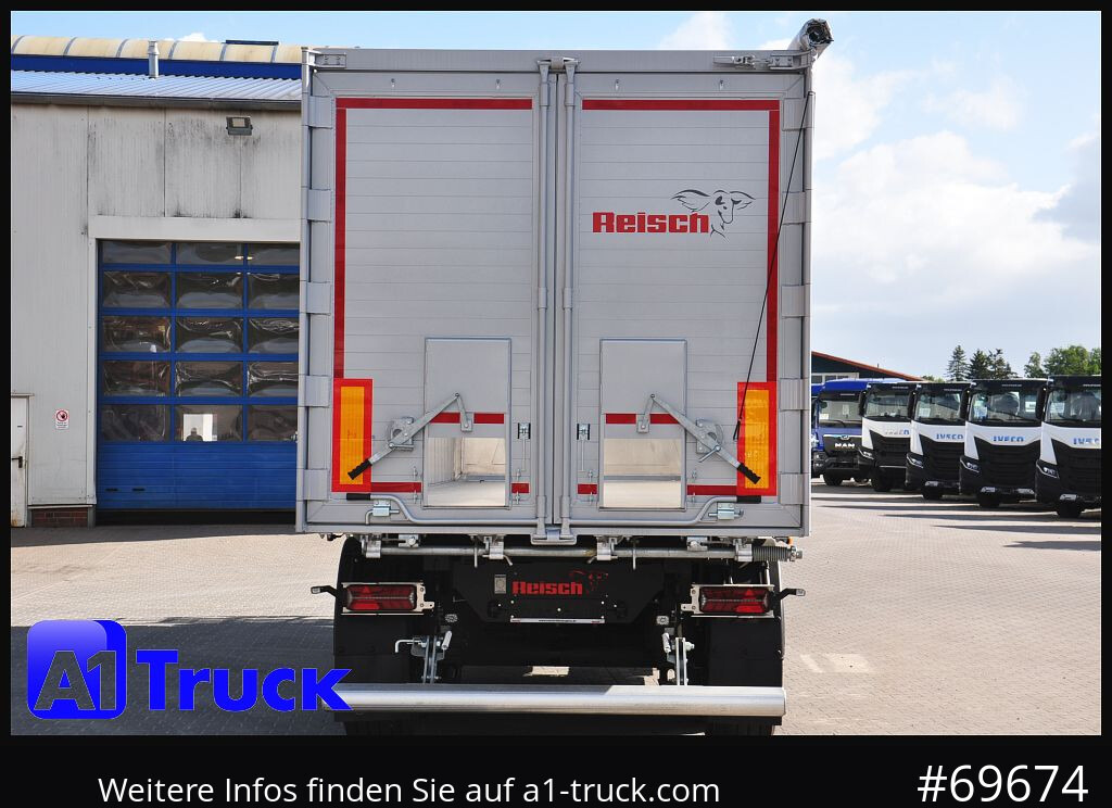 Нов Кипер полуприколка REISCH RHKS, Alu-Kippmulde 54m³, Kombitüren, Alufelgen, Liftachse,: слика 10
