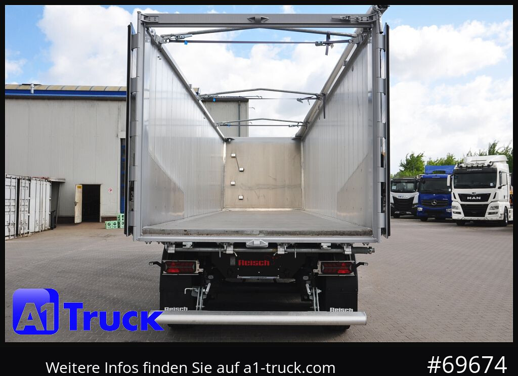 Нов Кипер полуприколка REISCH RHKS, Alu-Kippmulde 54m³, Kombitüren, Alufelgen, Liftachse,: слика 15