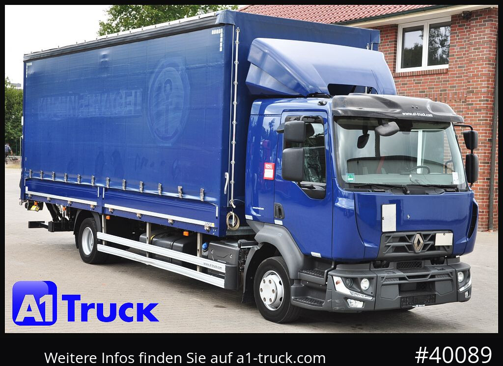 RENAULT D 240, 4x2, Ladebordwand, LBW, guter Zustand - Камион со церада: слика 1 RENAULT D 240, 4x2, Ladebordwand, LBW, guter Zustand - Камион со церада: слика 1