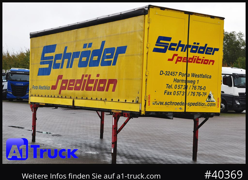 Заменски сандак со церада WECON 7.45, Bordwand + Schiebeplane, verzinkt: слика 12 Заменски сандак со церада WECON 7.45, Bordwand + Schiebeplane, verzinkt: слика 12