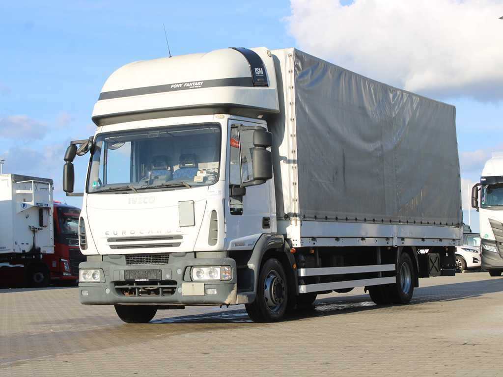 Iveco EUROCARGO 120E25, EURO 5, SIDE BOARD, HYDRAULIC FRONT - Камион со церада: слика 1 Iveco EUROCARGO 120E25, EURO 5, SIDE BOARD, HYDRAULIC FRONT - Камион со церада: слика 1