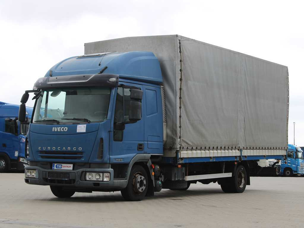 Iveco EUROCARGO 75E18, EURO 4, PNEU 80% - Камион со церада: слика 1 Iveco EUROCARGO 75E18, EURO 4, PNEU 80% - Камион со церада: слика 1