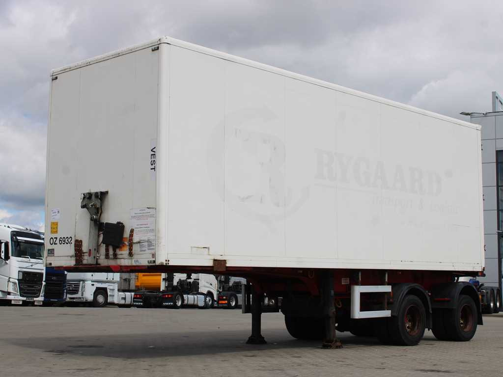 KEL-BERG E36S2, AXLES 10t, EXPANDABLE, SAF AXLES - Полуприколка сандучар: слика 1 KEL-BERG E36S2, AXLES 10t, EXPANDABLE, SAF AXLES - Полуприколка сандучар: слика 1