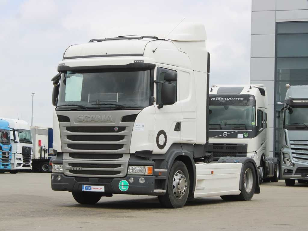 Scania R410, EURO 6, NO EGR, RETARDER, NAVIGATION Scania R410, EURO 6, NO EGR, RETARDER, NAVIGATION - Камион влекач: слика 1 Scania R410, EURO 6, NO EGR, RETARDER, NAVIGATION Scania R410, EURO 6, NO EGR, RETARDER, NAVIGATION - Камион влекач: слика 1