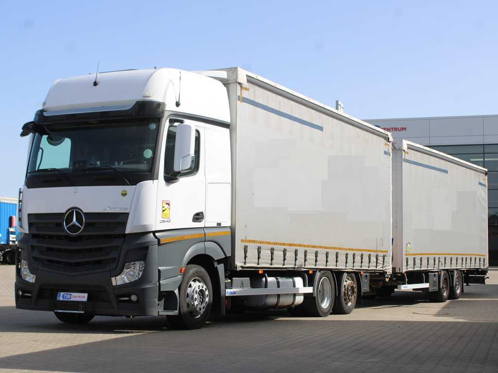 Mercedes-Benz Actros 2542, 6X2, EURO 6, AIR SUSPENSION + PANAV TV018H - Камион со церада: слика 1 Mercedes-Benz Actros 2542, 6X2, EURO 6, AIR SUSPENSION + PANAV TV018H - Камион со церада: слика 1