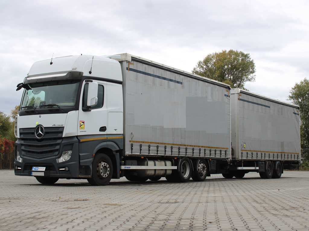 Mercedes-Benz Actros 2542, 6X2, LIFTING AXLE + PANAV TVK18M - Камион со церада: слика 1 Mercedes-Benz Actros 2542, 6X2, LIFTING AXLE + PANAV TVK18M - Камион со церада: слика 1