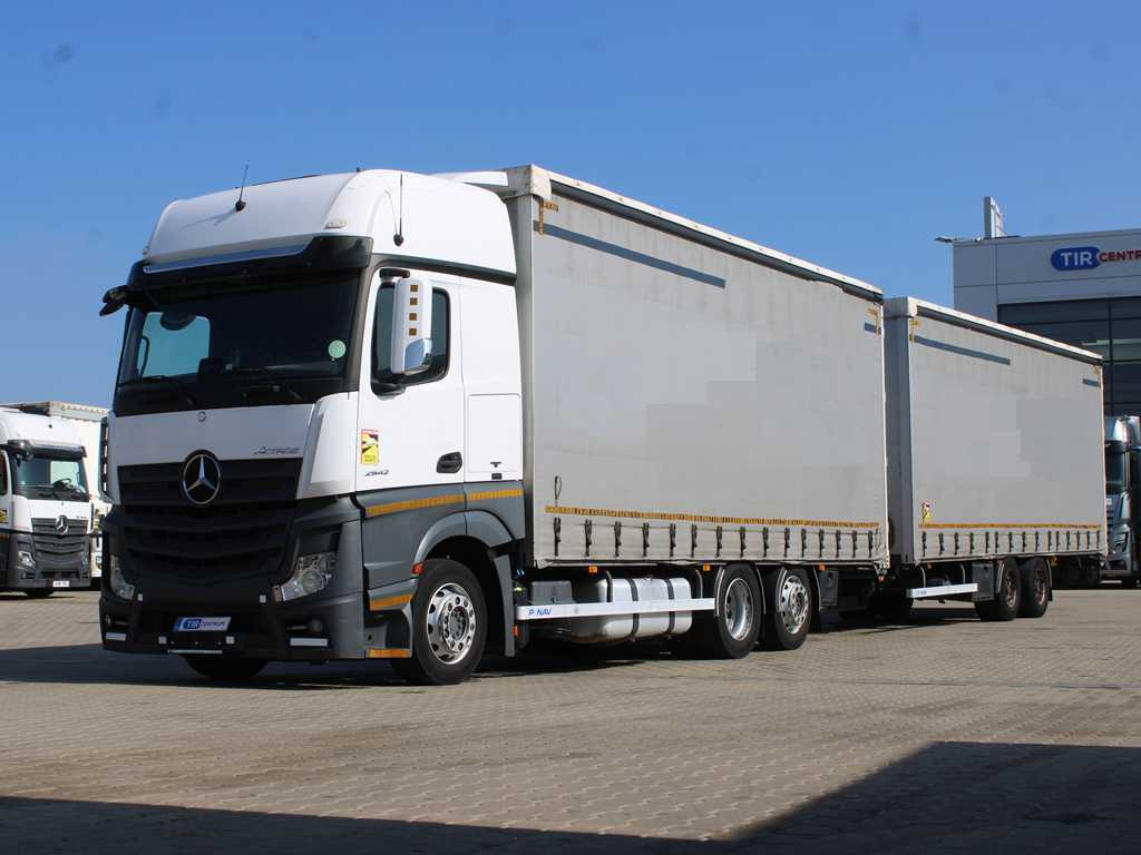 Mercedes-Benz Actros 2542, EURO 6, 6X2, AIR SUSPENSION + PANAV TV018M - Камион со церада: слика 1 Mercedes-Benz Actros 2542, EURO 6, 6X2, AIR SUSPENSION + PANAV TV018M - Камион со церада: слика 1