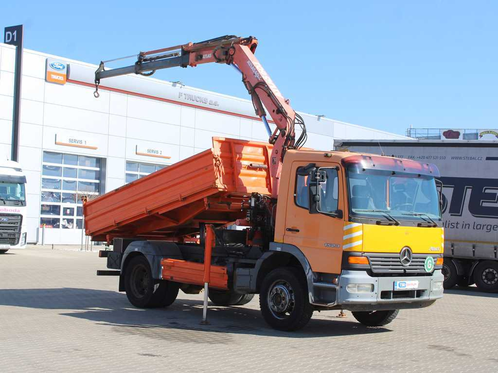 Mercedes-Benz Atego 1523, HYDRAULIC ARM ATLAS 60.1, THREE-SIDED - Кипер, Камион со кран: слика 3 Mercedes-Benz Atego 1523, HYDRAULIC ARM ATLAS 60.1, THREE-SIDED - Кипер, Камион со кран: слика 3