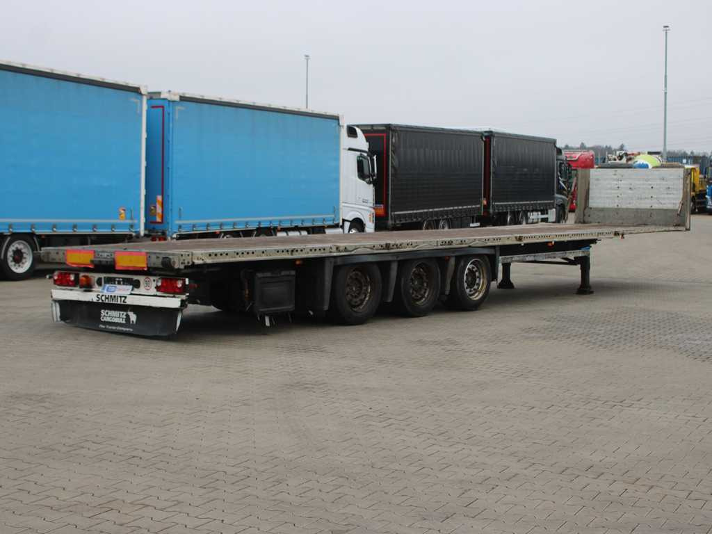 Schmitz CARGOBULL SCB *S3T, LIFTING AXLE, MULTILOCK, LOWDECK - Полуприколка платформа: слика 4 Schmitz CARGOBULL SCB *S3T, LIFTING AXLE, MULTILOCK, LOWDECK - Полуприколка платформа: слика 4