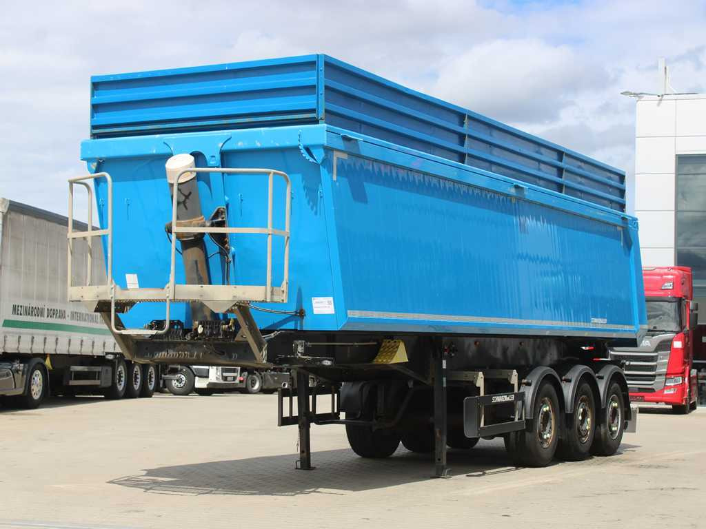 Schwarzmüller KIS 3/E, 2X LIFT AXLE, SAF, 46m³ - Кипер полуприколка: слика 1 Schwarzmüller KIS 3/E, 2X LIFT AXLE, SAF, 46m³ - Кипер полуприколка: слика 1