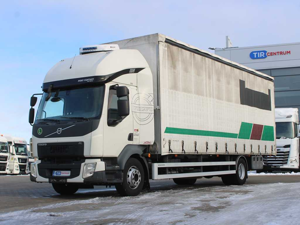 Volvo FL 250, EURO 6, INDEPENDENT AIR CONDITIONING - Камион со церада: слика 1 Volvo FL 250, EURO 6, INDEPENDENT AIR CONDITIONING - Камион со церада: слика 1