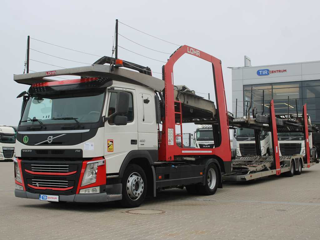 Volvo FM 460, EURO 6, VEB+, INDEPENDENT AIR CONDITIONING, + LOHR (2006) - Автотранспортен камион: слика 1 Volvo FM 460, EURO 6, VEB+, INDEPENDENT AIR CONDITIONING, + LOHR (2006) - Автотранспортен камион: слика 1