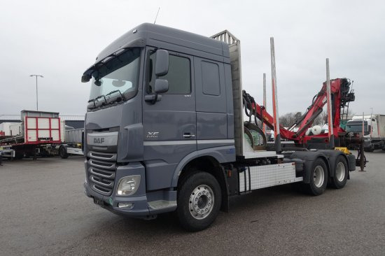 DAF FAT XF 510 mit Penz Ladekran 15Z8.70 inkl. Holzgreifer 6x4 - Камион за дрва: слика 1 DAF FAT XF 510 mit Penz Ladekran 15Z8.70 inkl. Holzgreifer 6x4 - Камион за дрва: слика 1
