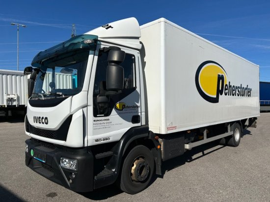 Iveco 160E Koffer, E6, LBW Palfinger - Камион сандучар: слика 1 Iveco 160E Koffer, E6, LBW Palfinger - Камион сандучар: слика 1