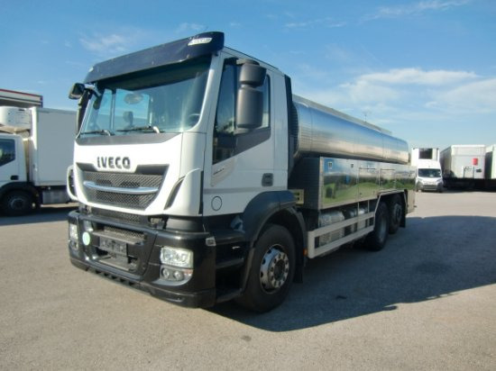 Iveco Stralis AD 260 SYS Milchtankwagen, Tankaufbau, ,Lenkachse + Liftachse, Retarder, 3 Kammern zu 5300l - Камион цистерна: слика 1 Iveco Stralis AD 260 SYS Milchtankwagen, Tankaufbau, ,Lenkachse + Liftachse, Retarder, 3 Kammern zu 5300l - Камион цистерна: слика 1
