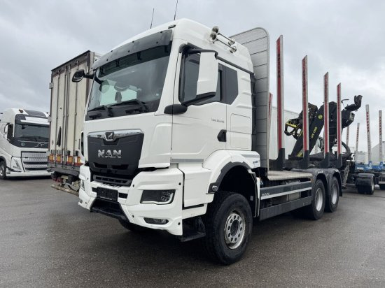 MAN TGS 33.510 BL 6x4, Intarder, Holztransporter, LIV 120Z - Камион за дрва, Камион со кран: слика 1 MAN TGS 33.510 BL 6x4, Intarder, Holztransporter, LIV 120Z - Камион за дрва, Камион со кран: слика 1