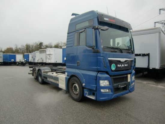 MAN TGX 26.440 BDF, XXL, Retarder, Automatik, E6, Liftachse, - Транспортер на контејнер/ Камион со променливо тело: слика 3 MAN TGX 26.440 BDF, XXL, Retarder, Automatik, E6, Liftachse, - Транспортер на контејнер/ Камион со променливо тело: слика 3