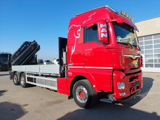 MAN TGX 26.510 BL Pritsche, Intarder, HIAB X-HIPRO 558EP-5, Alu-Felgen, Lenkachse, - Камион со платформа, Камион со кран: слика 3 MAN TGX 26.510 BL Pritsche, Intarder, HIAB X-HIPRO 558EP-5, Alu-Felgen, Lenkachse, - Камион со платформа, Камион со кран: слика 3