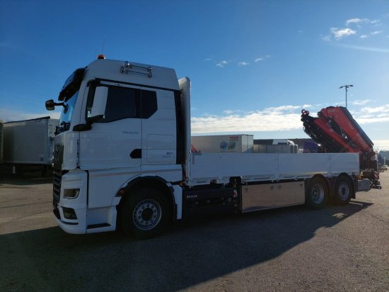 MAN TGX 26.510 LL Pritsche, Fassi F545RA.2.28XE, Containerverschlüsse, - Камион со платформа, Камион со кран: слика 5 MAN TGX 26.510 LL Pritsche, Fassi F545RA.2.28XE, Containerverschlüsse, - Камион со платформа, Камион со кран: слика 5