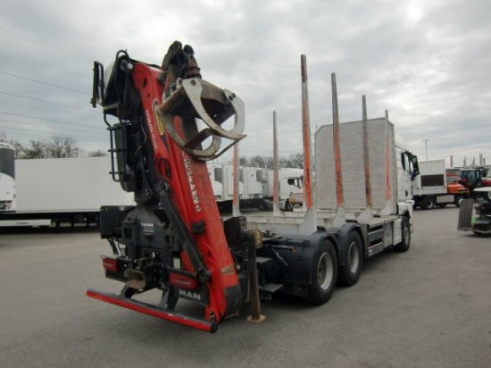 MAN TGX 33.580 BL 6x4, Intarder, Holztransporter, - Камион за дрва, Камион со кран: слика 4 MAN TGX 33.580 BL 6x4, Intarder, Holztransporter, - Камион за дрва, Камион со кран: слика 4