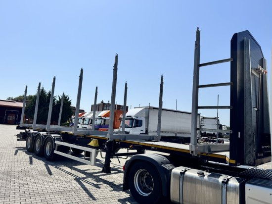 MEGA TIMBER LONG Holzauflieger 6 Rungenpaare - Полуприколка за дрва: слика 1 MEGA TIMBER LONG Holzauflieger 6 Rungenpaare - Полуприколка за дрва: слика 1