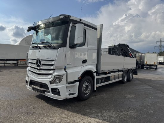 Mercedes-Benz Actros 2653, Retarder, Pritsche, Hiab Hipro 232 ES5 - Камион со платформа, Камион со кран: слика 3 Mercedes-Benz Actros 2653, Retarder, Pritsche, Hiab Hipro 232 ES5 - Камион со платформа, Камион со кран: слика 3