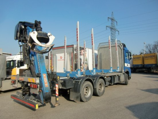 Mercedes-Benz Arocs 3353 6x4 Holztransp., Palfinger Kran Epsilon - Камион за дрва, Камион со кран: слика 4 Mercedes-Benz Arocs 3353 6x4 Holztransp., Palfinger Kran Epsilon - Камион за дрва, Камион со кран: слика 4